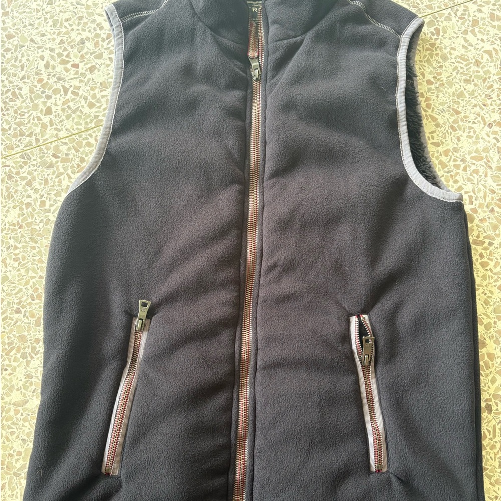 True Grit Black and Gray Men's Vest